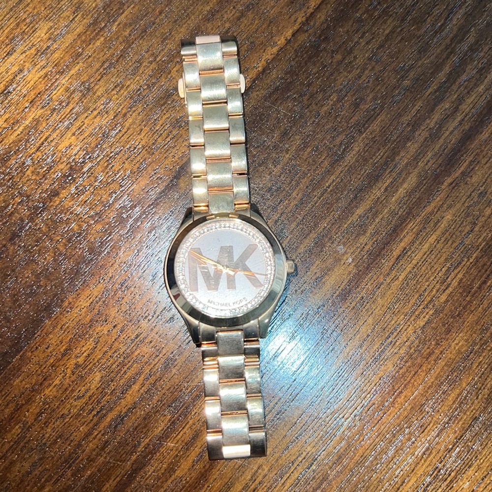 Rose gold Michaels Kors watch